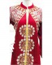 Dark Red Designer Kurti - 023